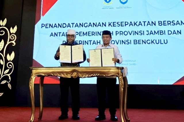 Perkuat Pembangunan: Pemprov Jambi dan Bengkulu Sepakati Kerja Sama Strategis