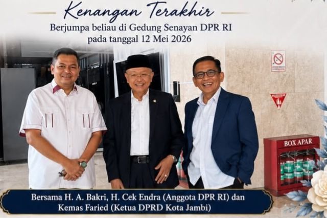Kenang Pertemuan Terakhir: Kemas Faried Sampaikan Duka Mendalam atas Wafatnya H. Bakri