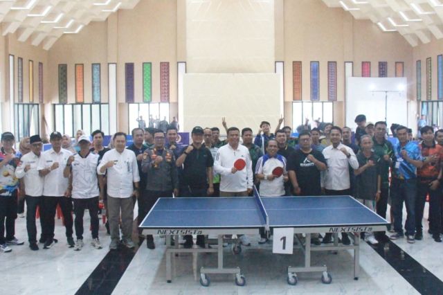 Wabup Katamso Resmi Buka Turnamen Tenis Meja Antarinstansi: 27 Tim Berebut Juara di Kuala Tungkal