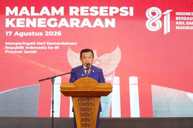 Malam Resepsi Kenegaraan HUT ke-81 RI: Gubernur Al Haris Tekankan Peran Penting Generasi Muda Jambi
