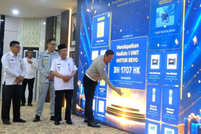 Pemprov Jambi Tebar Hadiah Lewat Kilau Emas: Warga Taat Pajak Kendaraan Dapat Apresiasi