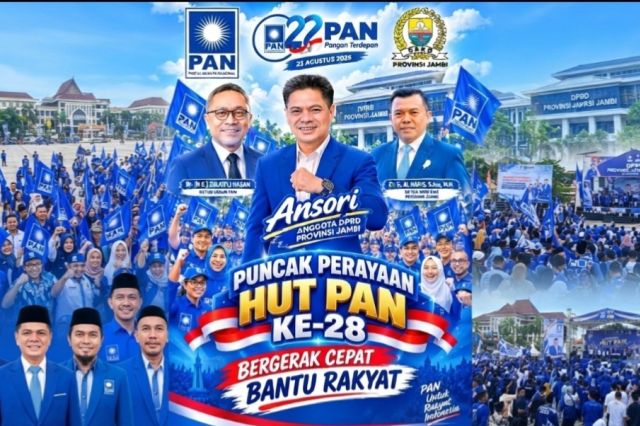 Momentum HUT ke-28 dan Rakernas PAN, Ansori: Perkuat Solidaritas dan Kerja Nyata untuk Rakyat