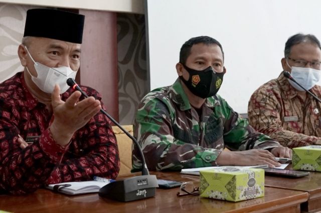 HUT RI ke-76 di Merangin, Hanya Upacara Pengibaran Bendera
