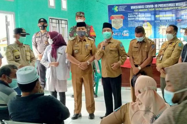 Pemkab Merangin Targetkan 11 Ribu Vaksinasi Covid-19 dalam Dua Pekan Kedepan