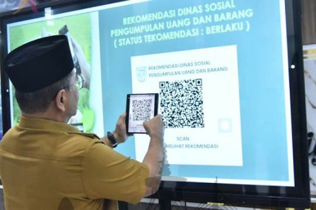 Wali Kota Maulana Resmikan Gerakan Penertiban Kotak Amal Berbasis Digital