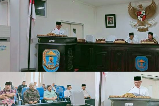 Bupati Adirozal Hadiri Rapat Paripurna DPRD Kerinci terkait LKPJ Bupati dan Ranperda