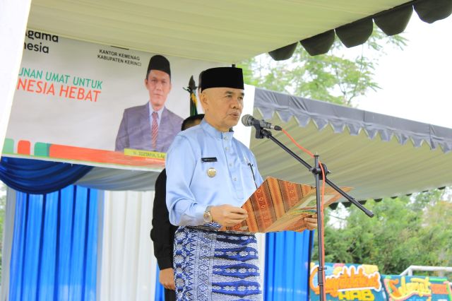 Bupati Adirozal Hadiri Peringatan Hari Amal Bakti ke-77