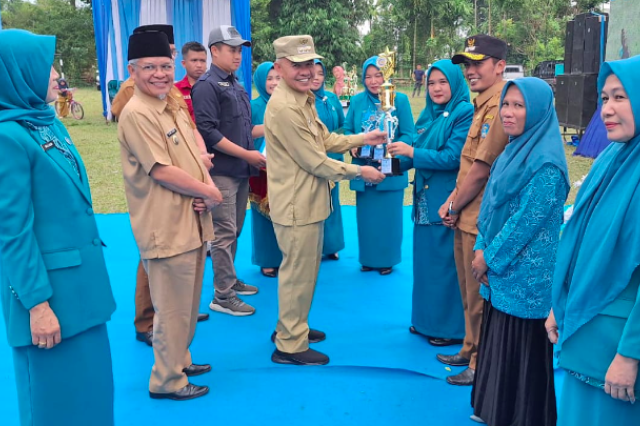 Berlangsung Meriah, Bupati Kerinci Adirozal Hadiri Peringatan HKG PKK Ke-51 Tahun 2023