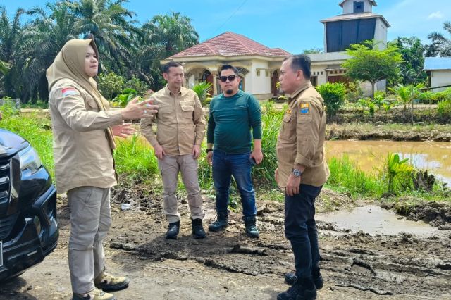Gubernur Al Haris Bersama Dillah Cek Jalan Provinsi Sabak – Nipah Panjang: Akan Diperbaiki Secara Multiyears