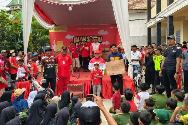 Gubernur Al Haris Hadir Meriahkan Kemerdekaan RI Bersama LDII Jambi: Berikan Hadiah Sepeda Listrik