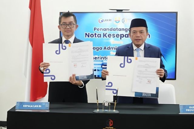 Genjot Kualitas Birokrasi: Gubernur Al Haris Sepakati Kerja Sama Strategis dengan LAN RI