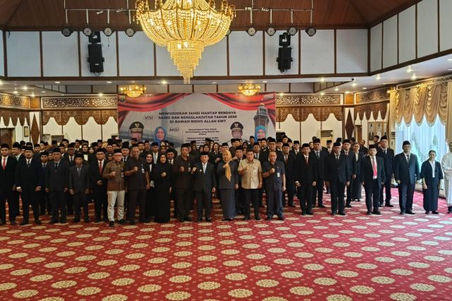 Lantik 54 Pejabat Eselon III, Gubernur Al Haris: Pahami Visi dan Misi untuk Mewujudkan Jambi Mantap