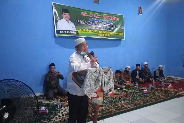 Balas Jasa HBA Pimpinan Ponpes Darul Aufa 'Ajak' Dukung Al Haris