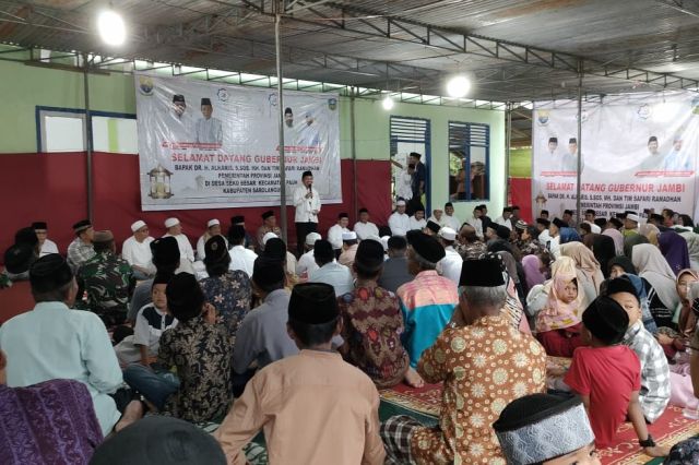 Gubernur Al Haris Safari Ramadan di Desa Terpencil Seko Besar Sarolangun