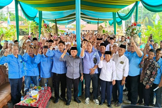 Tokoh Masyarakat Sekernan Muaro Jambi Nyatakan Sikap Siap Menangkan Haris-Sani