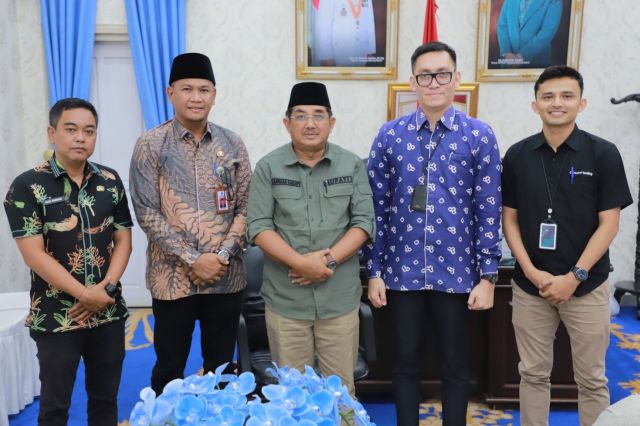 Bupati Anwar Sadat Lakukan Audiensi dengan Pimpinan Cabang BRI Kuala Tungkal