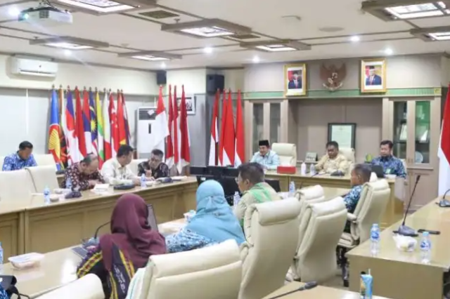 Bupati Anwar Sadat Lakukan Audiensi dalam Rangka Penguatan Ketahanan Pangan Tanjab Barat ke Bapanas RI