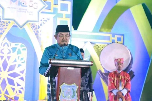 Bupati Anwar Sadat Resmi Buka MTQ ke-53 Tingkat Kabupaten Tanjab Barat Tahun 2025