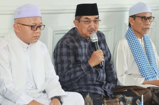 40 Hari Wafatnya KH. Hasan Basri, Bupati Anwar Sadat: Kami Kehilangan Guru dan Penasihat