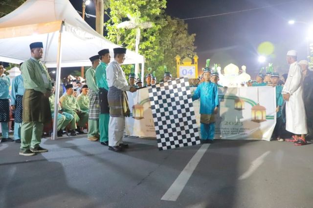 Bupati Anwar Sadat Buka Secara Resmi Pelepasan Festival Pawai Takbiran Idul Fitri 1444 H