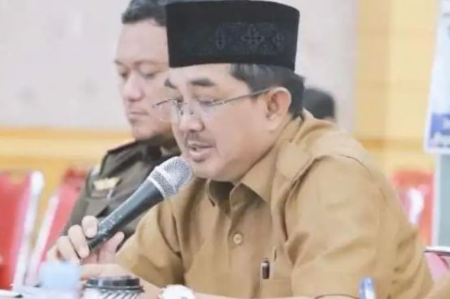 Bupati Anwar Sadat Ikuti Rakor Inflasi Daerah Tahun 2023 Secara Virtual