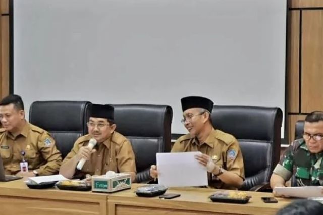 Bupati Anwar Sadat Pimpin Rapat  Konvergensi Percepatan Penurunan Stunting di Tanjab Barat