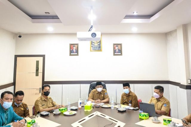 Bupati Anwar Sadat Hadiri Sosialisasi RAN PASTI Secara Virtual