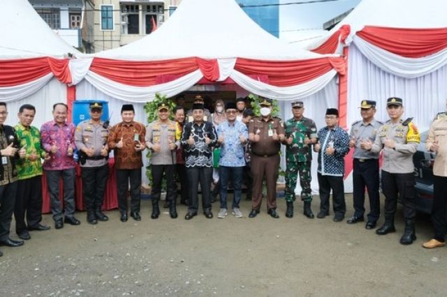 Bupati Anwar Sadat Tinjau Sejumlah Pos Pengamanan Lebaran