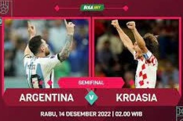 Link Nonton Argentina vs Kroasia Semifinal Piala Dunia 2022