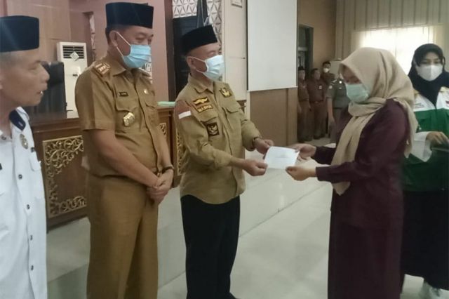 Baznas Merangin Salurkan Zakat 8.004 Mustahik