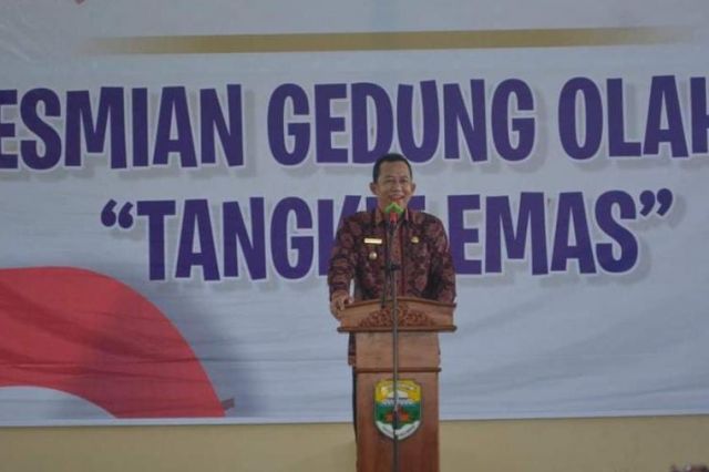 Wabup BBS Hadiri Peringatan HUT ke-66 Desa Tangkit