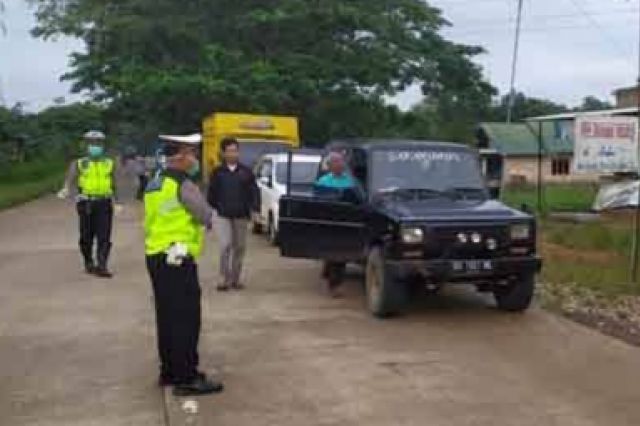 Tanjab Timur Berlakukan Blocking Area, Dua Pos Pemeriksaan Didirikan