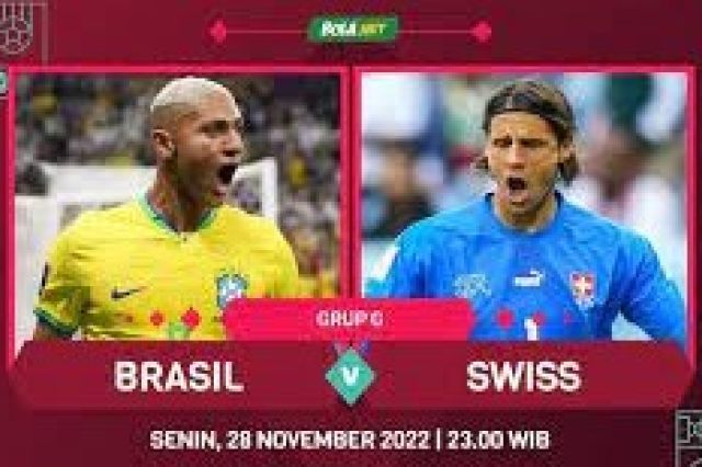 Link Nonton Streaming Brazil vs Swiss Piala Dunia 2022 Qatar