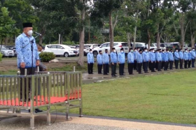 Sekda Budhi Hartono Pimpin Upacara Hari Kesadaran Nasional