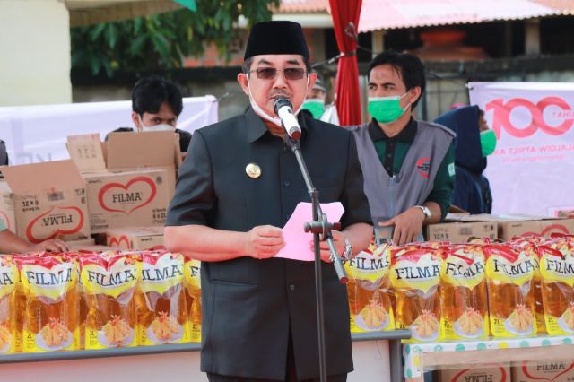 Bupati Anwar Sadat Apresiasi Bazar Minyak Goreng Murah PT LPPI