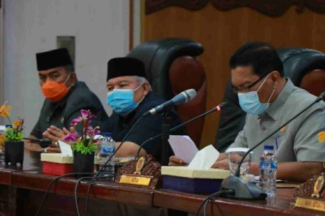 Rapat Paripurna DPRD, Bupati Sampaikan LKPJ Tahun Anggaran 2019