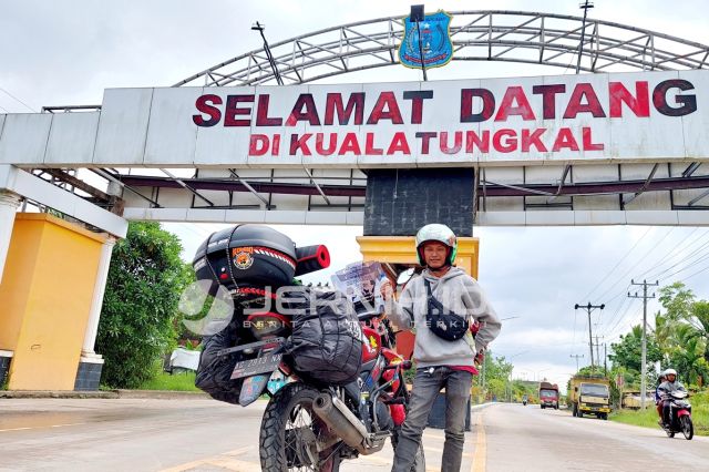 Cerita Choirol Anam: Pemuda Touring Motor Sendirian dari Blitar Jatim Menuju Batam
