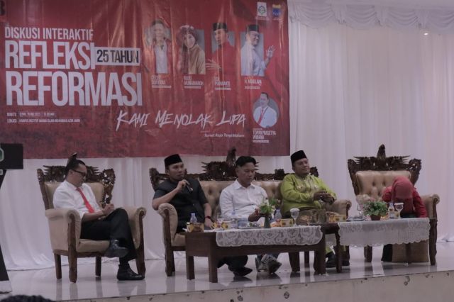 Jadi Narasumber Diskusi Refleksi 25 Tahun Reformasi, Edi Purwanto: Sejarah Tidak Boleh Dilupakan