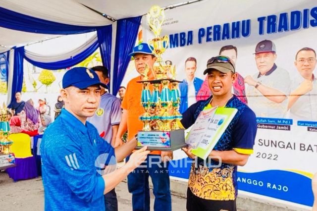 Ini Daftar Pemenang Lomba Perahu Tradisional Provinsi Jambi Tahun 2022