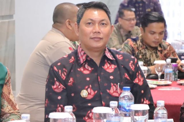 Wabup Hairan Hadiri Rakor Sinergisitas Peran Gubernur Bersama Unsur Forkopimda dalam rangka persiapan Pelaksanan Pemilu Serentak 2024