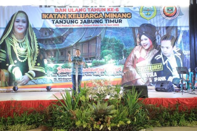 HUT ke-6 IKM, Bupati Romi: Peran Warga Minang dalam Kemajuan Tanjab Timur Cukup Signifikan