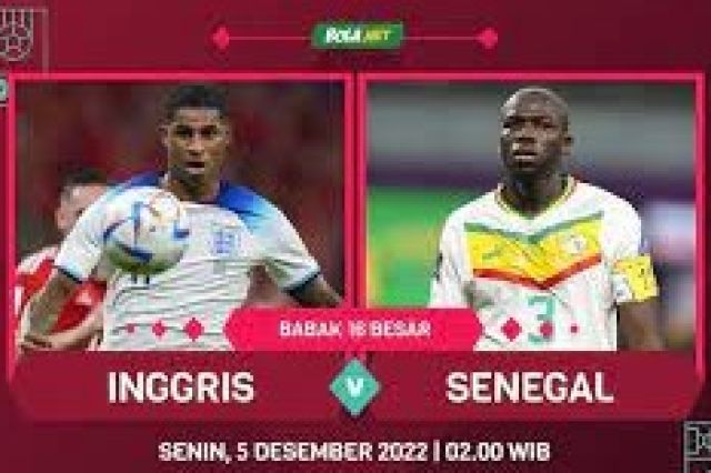 Link Nonton Live Streaming Inggris vs Senegal 16 Besar Piala Dunia 2022