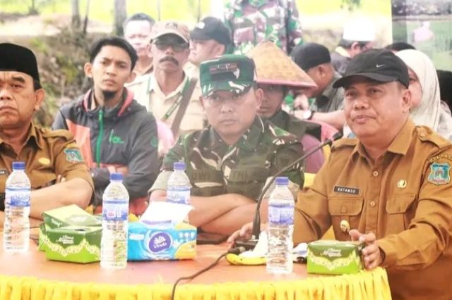 Wabup Katamso Ikuti Gerakan Serempak Percepatan Tanam Menuju Swasembada Pangan Jambi