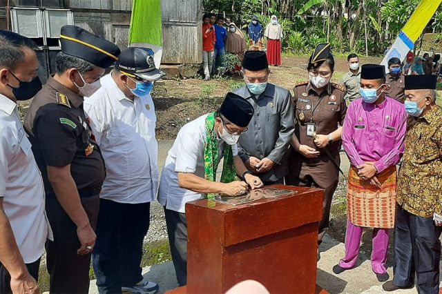 Desa Sekancing Menjadi Desa Pertama yang Ditetapkan Kajati Jambi Menjadi Kampung Restorative Justice