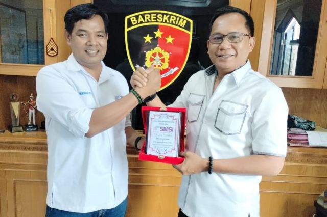 Pengurus SMSI Provinsi Jambi Berikan Apresiasi ke Ditreskrimsus Polda Jambi