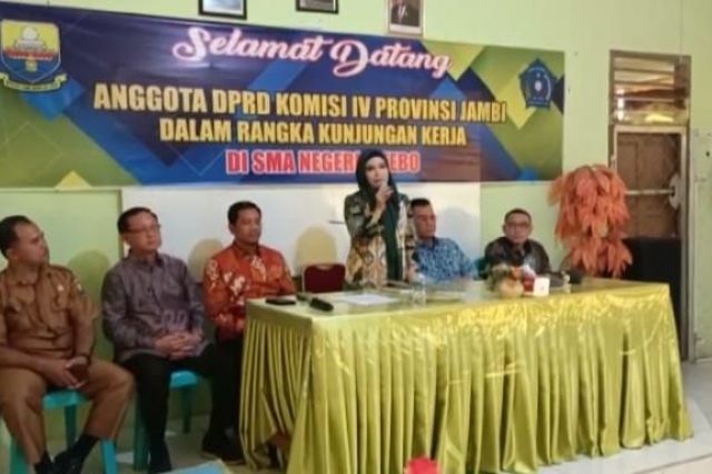 Komisi IV DPRD Provinsi Jambi Cek Sapras ke SMAN I Bungo dan SMAN 3 Tebo