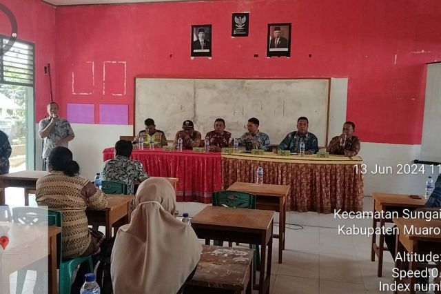 Lakukan Pembinaan: Disdik Jambi Kunjungi SMAN 4 Muaro Jambi