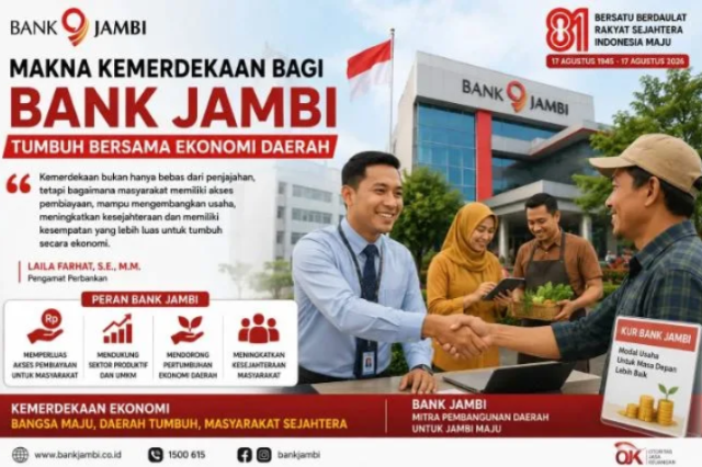 Pengamat Sebut Bank Jambi Pegang Peran Kunci Pacu Ekonomi Daerah dan Usaha Warga