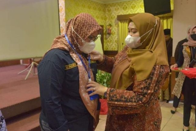 Bupati Masnah Buka Acara Pelatihan Peningkatan BPD dan TP-PKK se-Kecamatan Kumpeh