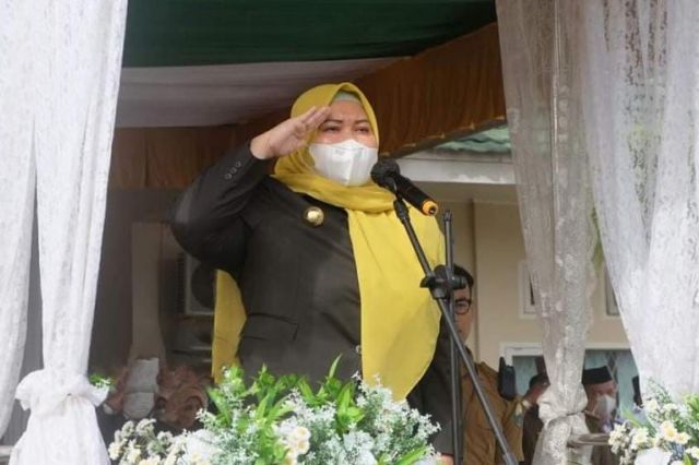 Bupati Masnah Pimpin Upacara Hari Amal Bhakti